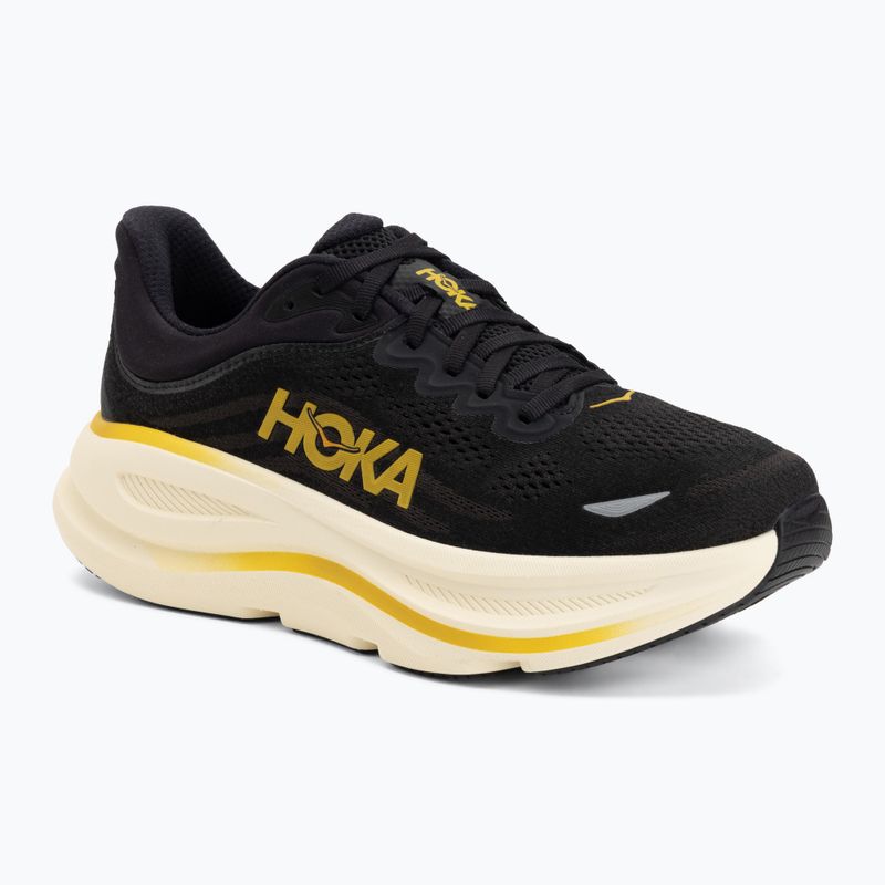 Мъжки обувки за бягане Hoka Bondi 9 carbon black/yellow gold