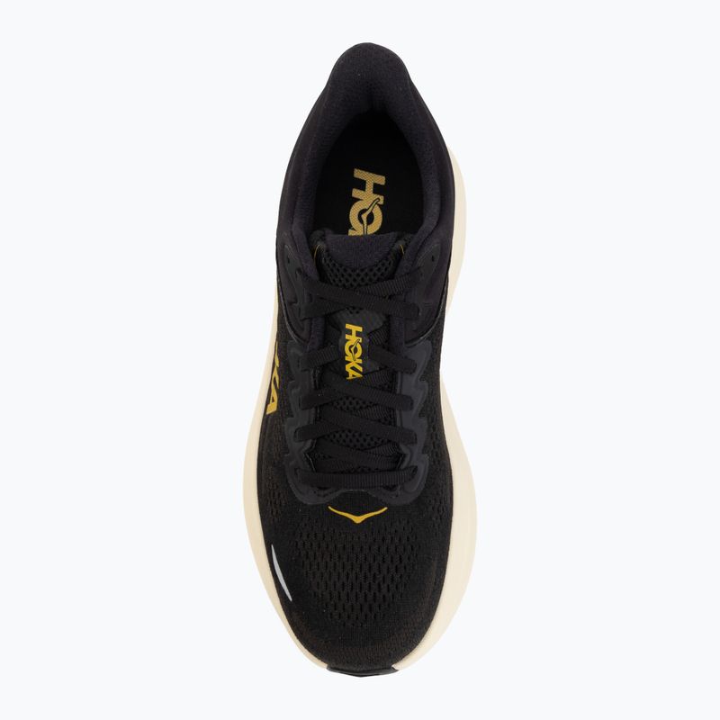 Мъжки обувки за бягане Hoka Bondi 9 carbon black/yellow gold 5