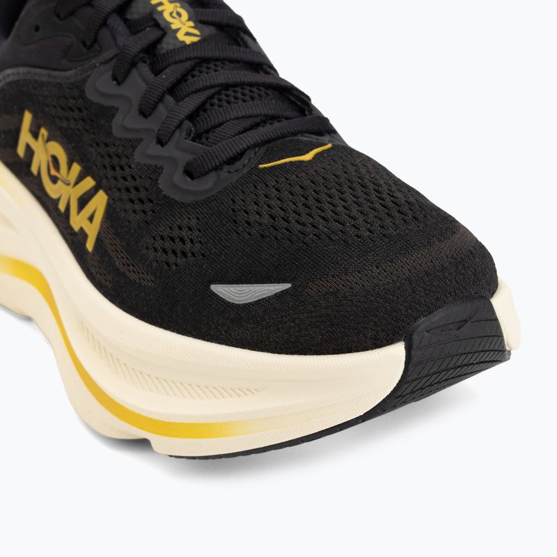 Мъжки обувки за бягане Hoka Bondi 9 carbon black/yellow gold 7
