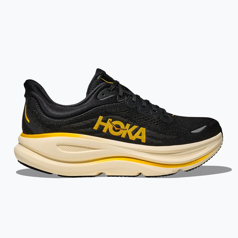 Мъжки обувки за бягане  Hoka Bondi 9 carbon black/yellow gold 2