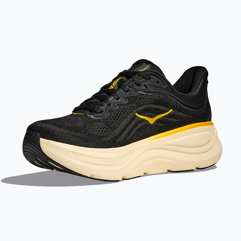 Мъжки обувки за бягане  Hoka Bondi 9 carbon black/yellow gold 4