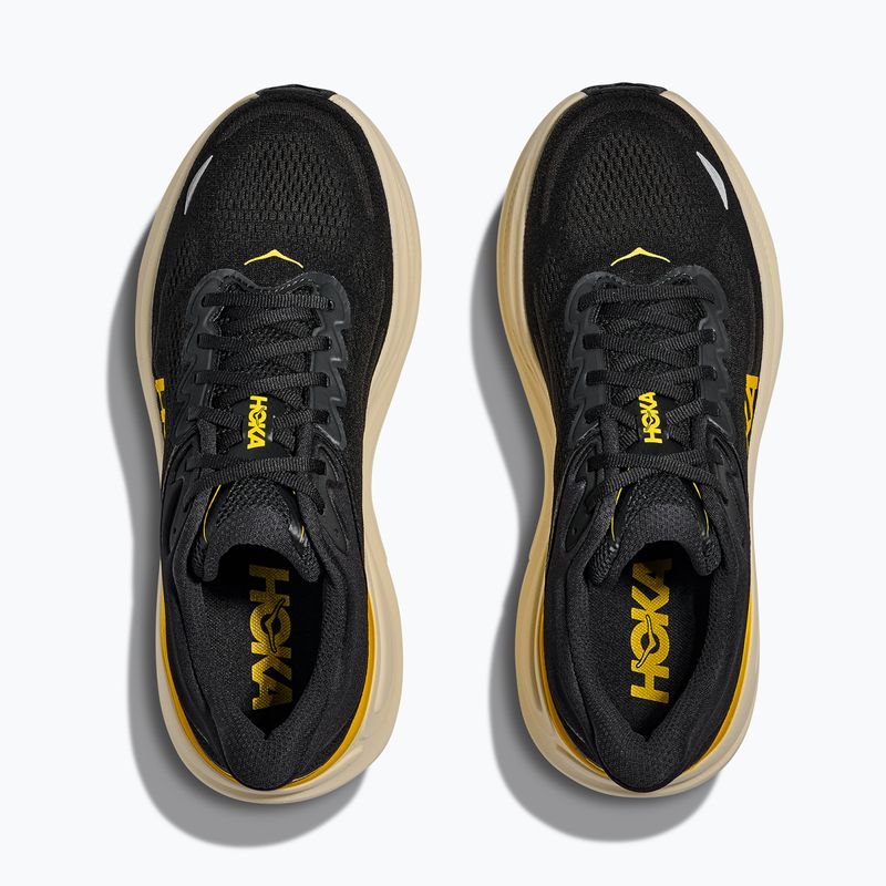 Мъжки обувки за бягане  Hoka Bondi 9 carbon black/yellow gold 8