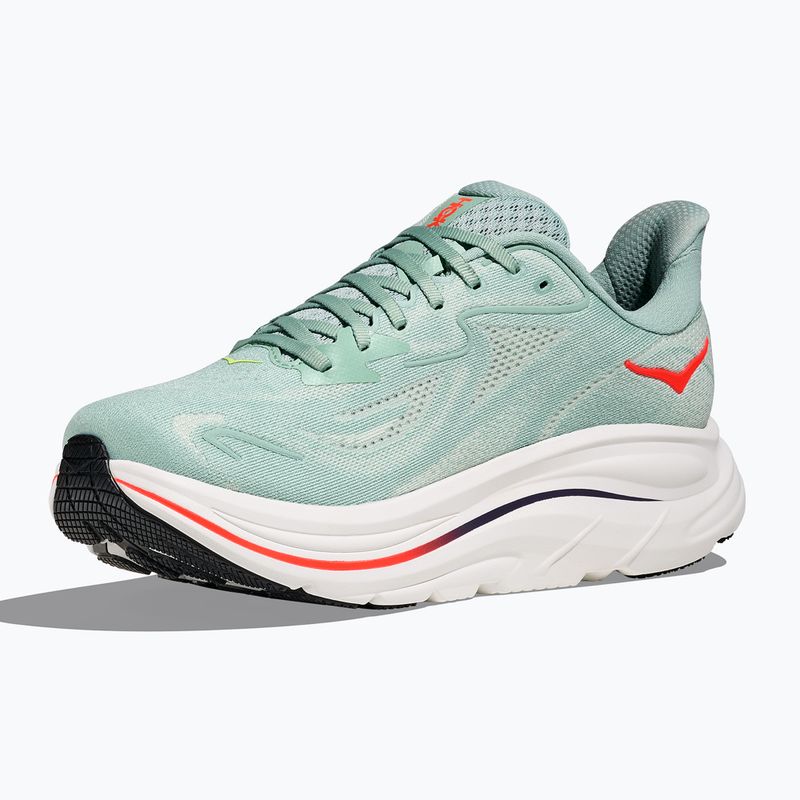 Мъжки обувки за бягане HOKA Clifton 10 sage/neon flame 2