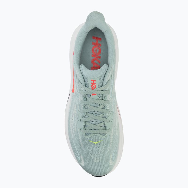 Мъжки обувки за бягане HOKA Clifton 10 sage/neon flame 5