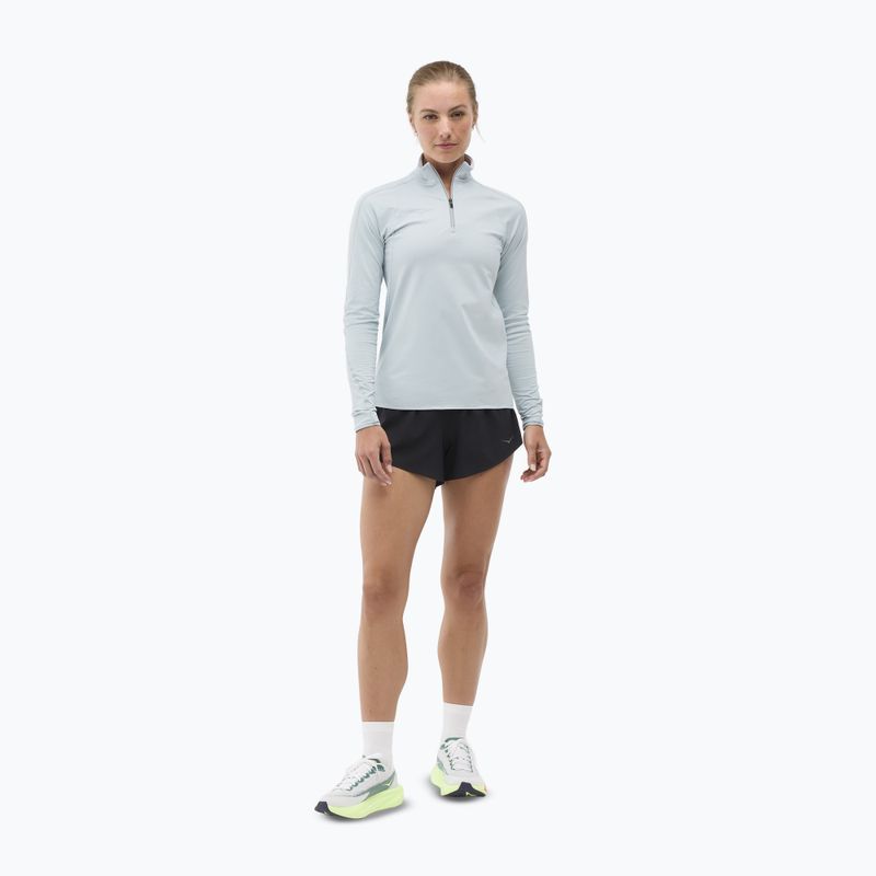 Дамски суитшърт за бягане HOKA GlideTech Quarter Zip mineral blue 2