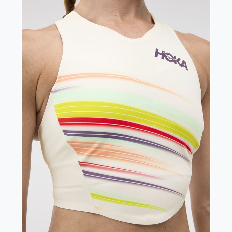 Топ за тренировка HOKA Race Day Crop alabaster flare 2