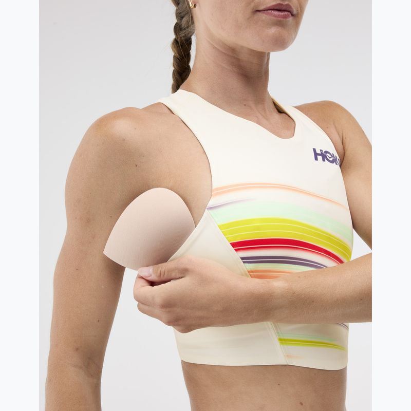 Топ за тренировка HOKA Race Day Crop alabaster flare 8