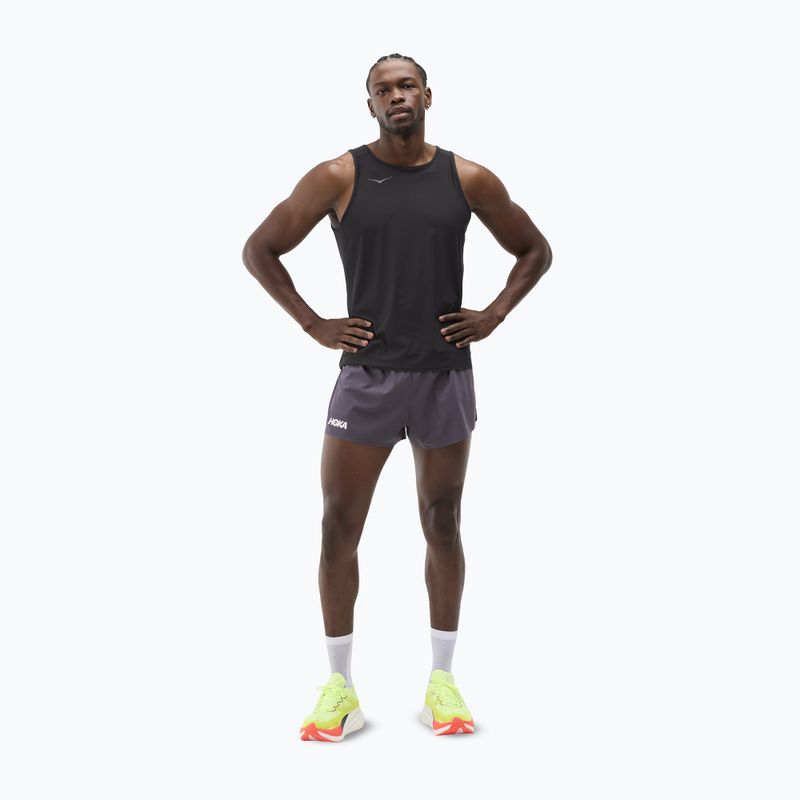 Мъжки шорти за бягане HOKA Race Day Split squid ink 2