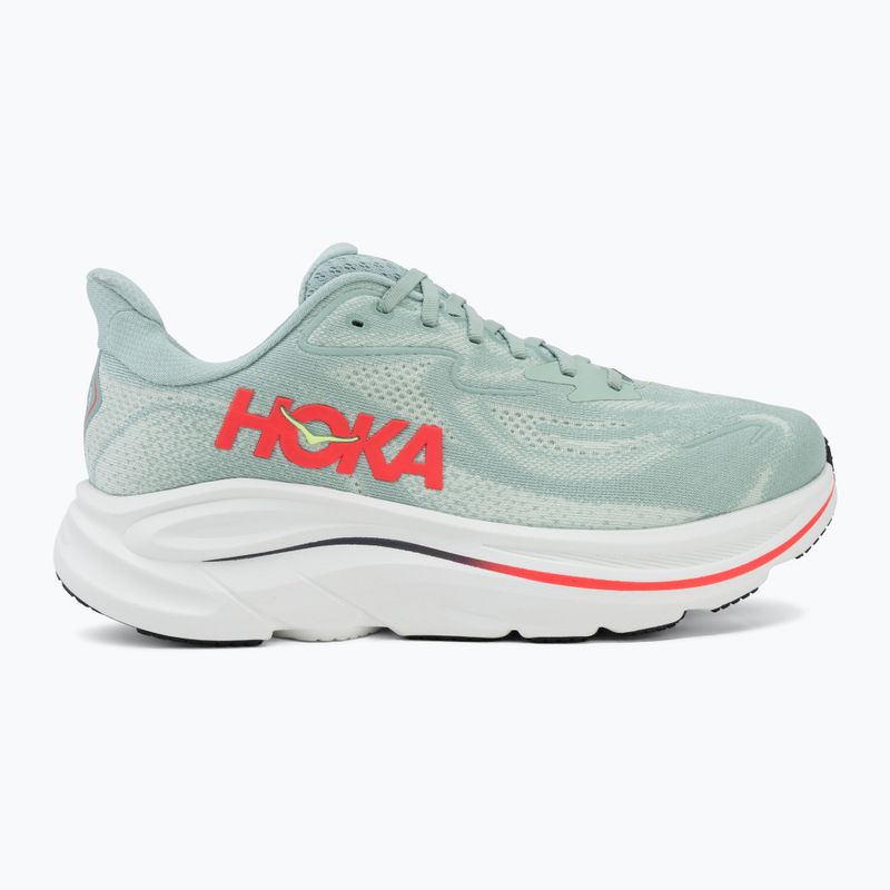 Мъжки обувки за бягане HOKA Clifton 10 Wide sage/neon flame 2