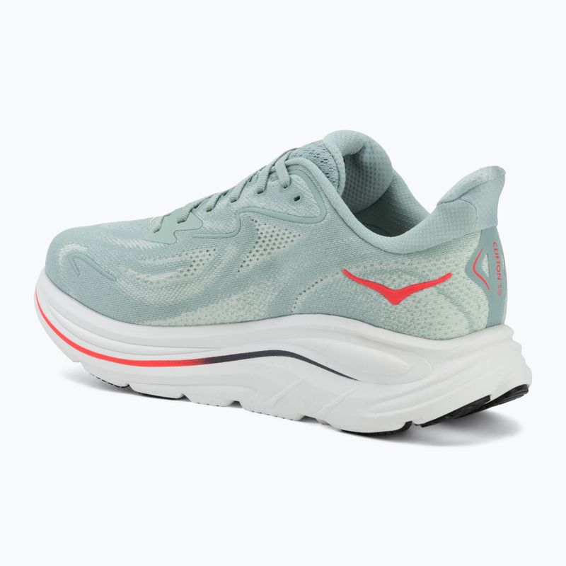 Мъжки обувки за бягане HOKA Clifton 10 Wide sage/neon flame 3