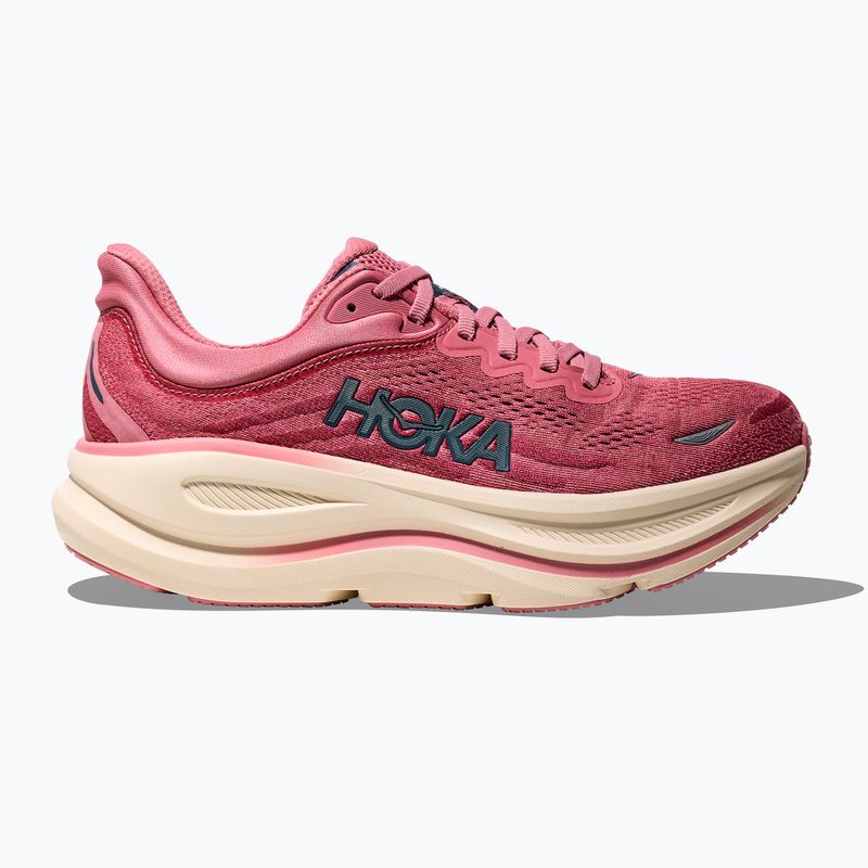 Дамски обувки за бягане HOKA Bondi 9 Wide lingonberry/cranberry 3