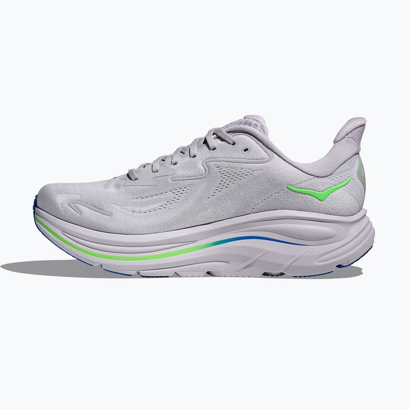Мъжки обувки за бягане HOKA Clifton 10 Wide ash grey/neon green 4