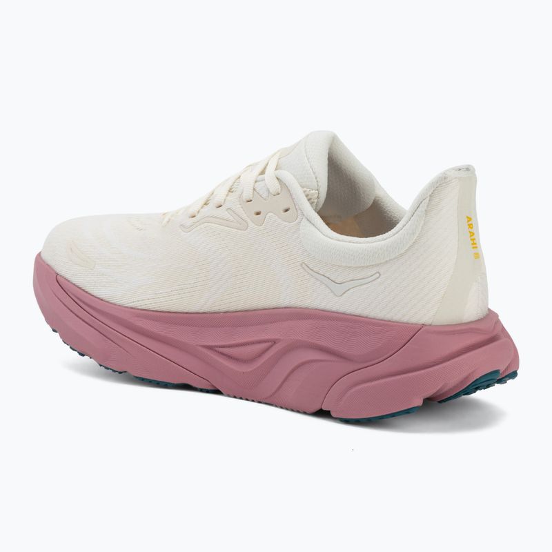 Дамски обувки за бягане HOKA Arahi 8 Wide alabaster/lingonberry 3