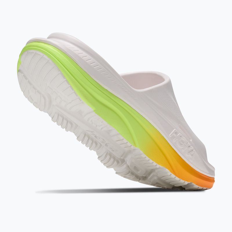 Чехли HOKA Ora Recovery Slide 3 white/neon yuzu 5