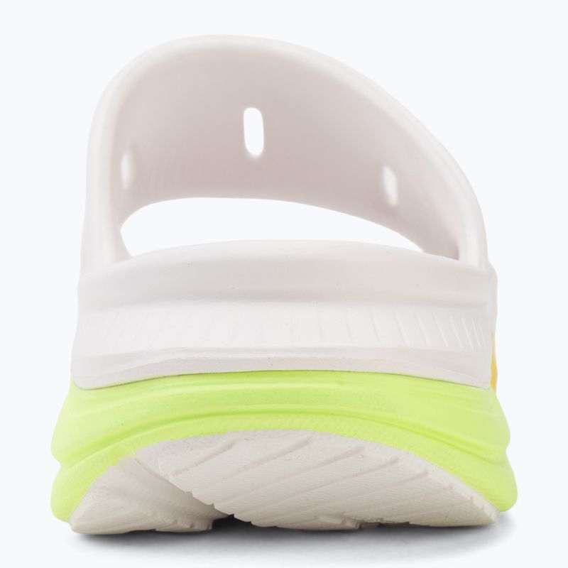 Чехли HOKA Ora Recovery Slide 3 white/neon yuzu 6