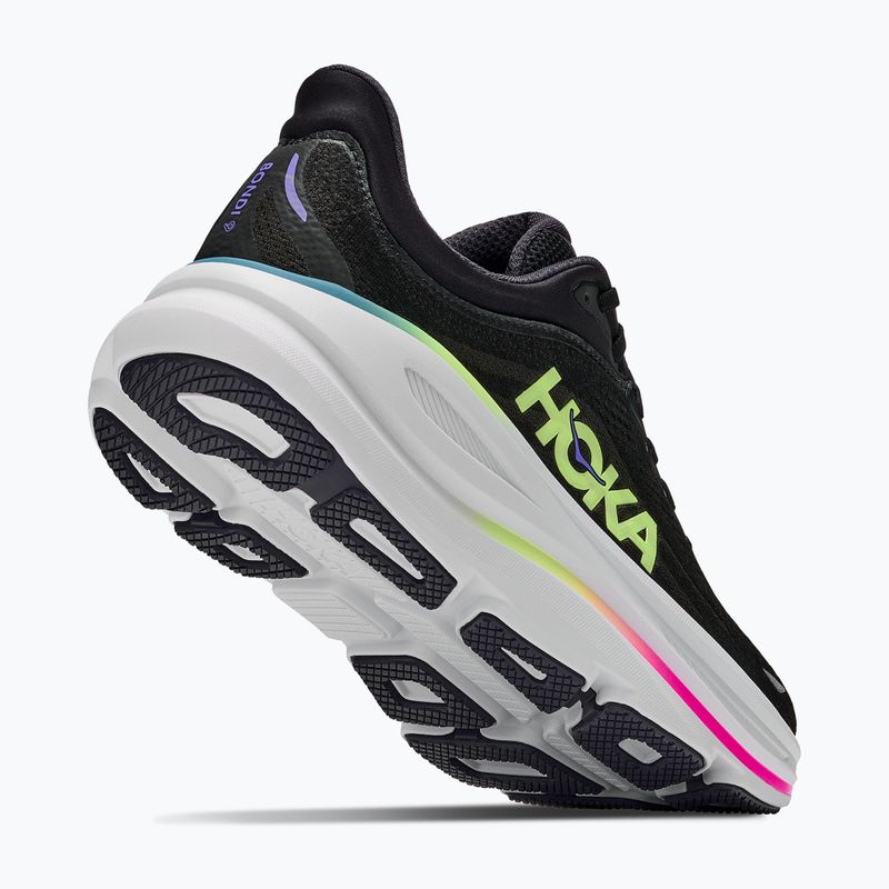 Мъжки обувки за бягане HOKA Bondi 9 black/neon yuzu 3