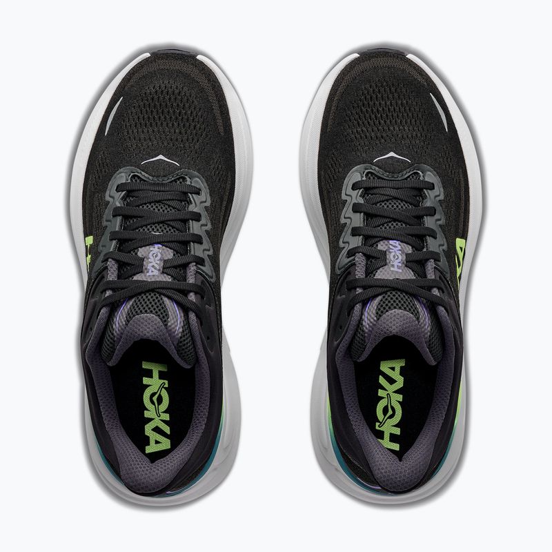 Мъжки обувки за бягане HOKA Bondi 9 black/neon yuzu 5