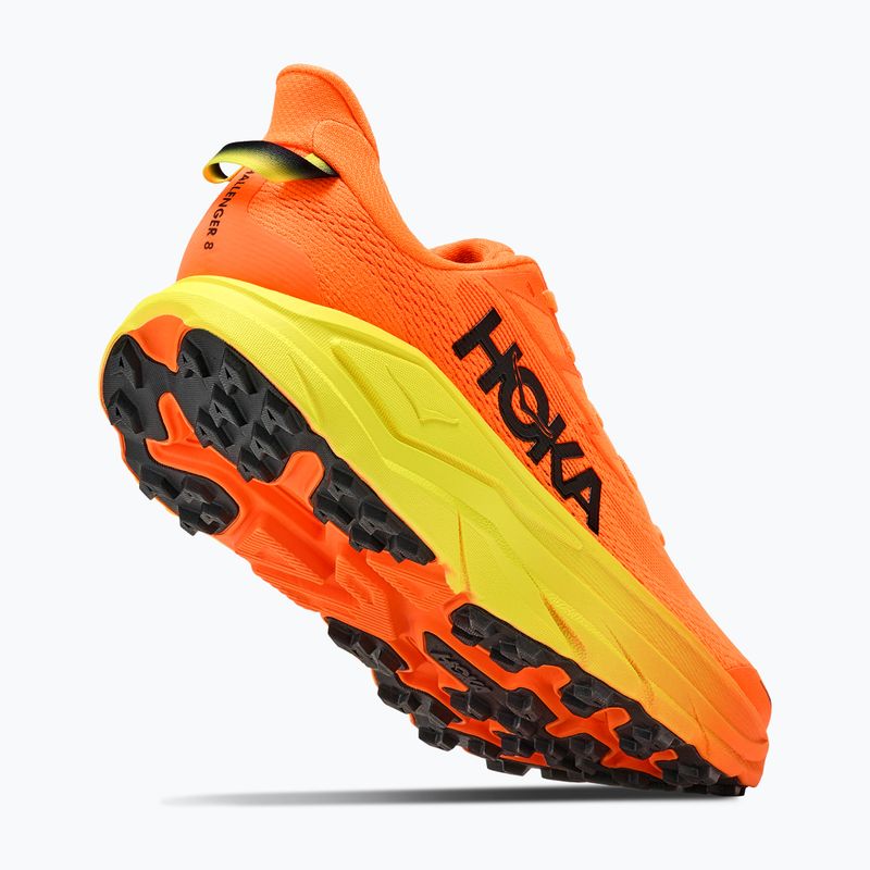 Мъжки обувки за бягане HOKA Challenger 8 neon tangerine/hoka citrus 3