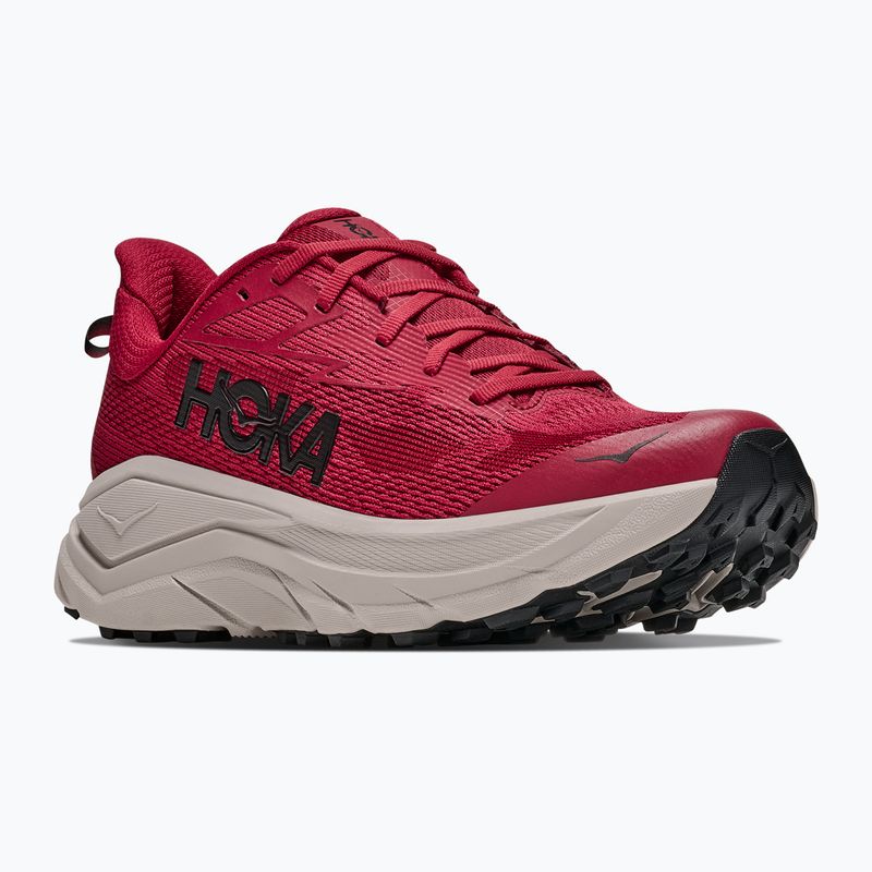 Мъжки обувки за бягане HOKA Challenger 8 red agate/river rock grey