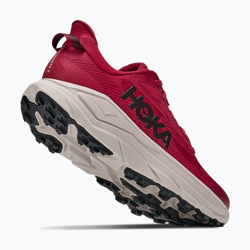 Мъжки обувки за бягане HOKA Challenger 8 red agate/river rock grey 3