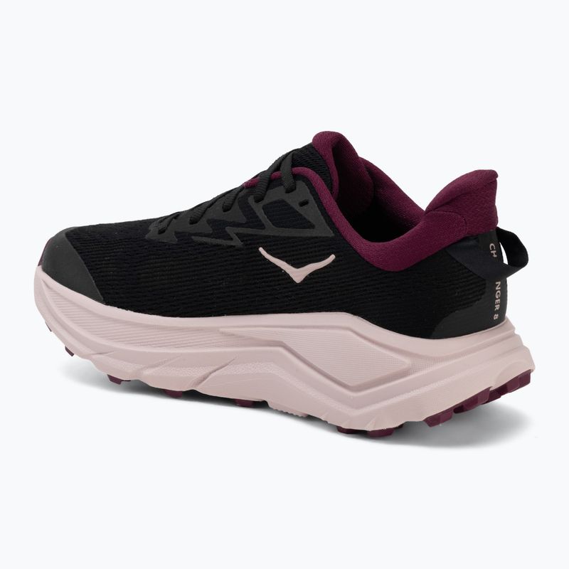 Дамски обувки за бягане HOKA Challenger 8 black/pink opal 3