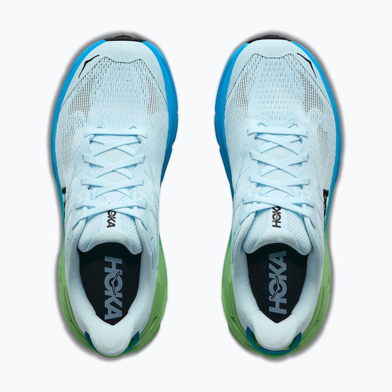 Дамски обувки за бягане HOKA Challenger 8 glimmering blue/tart apple 5
