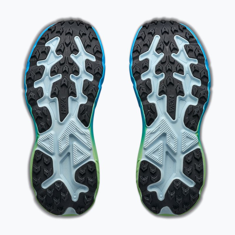 Дамски обувки за бягане HOKA Challenger 8 glimmering blue/tart apple 6