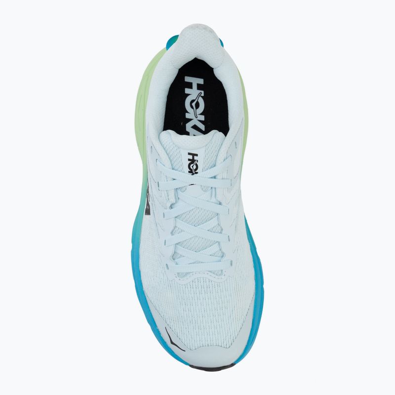 Дамски обувки за бягане HOKA Challenger 8 glimmering blue/tart apple 5