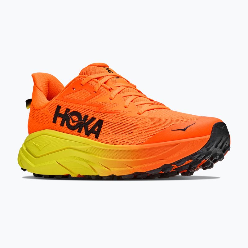 Мъжки обувки за бягане HOKA Challenger 8 Wide neon tangerine/hoka citrus