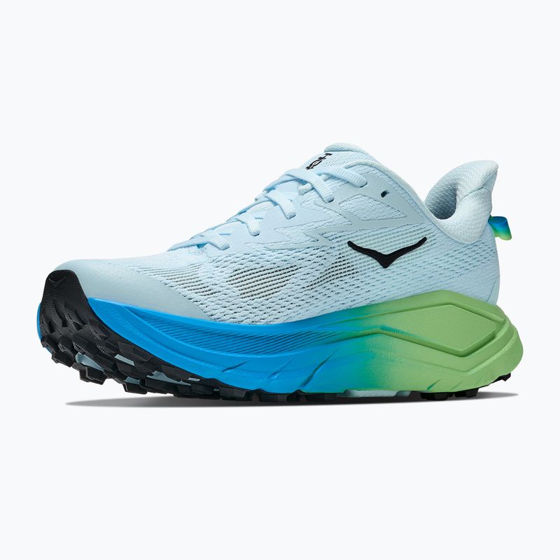 Дамски обувки за бягане HOKA Challenger 8 Wide glimmering blue/tart apple 2