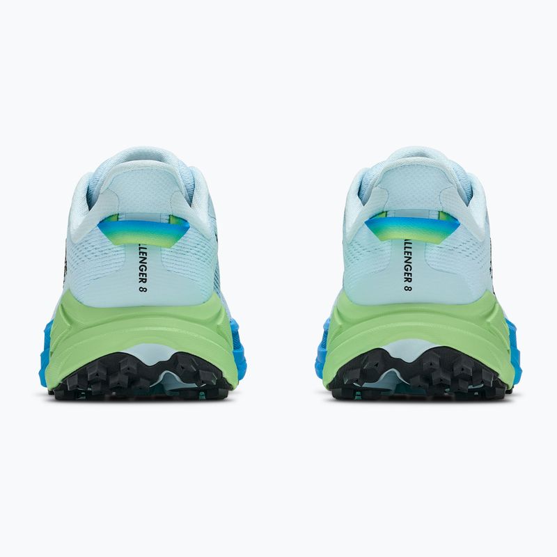 Дамски обувки за бягане HOKA Challenger 8 Wide glimmering blue/tart apple 4