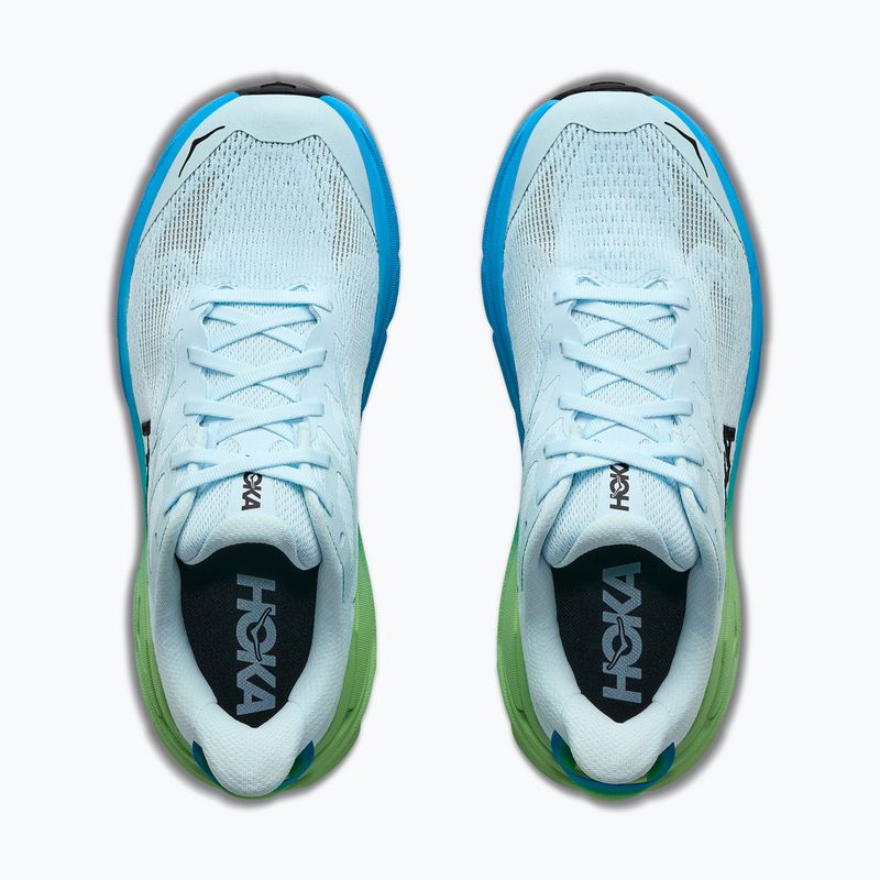 Дамски обувки за бягане HOKA Challenger 8 Wide glimmering blue/tart apple 5