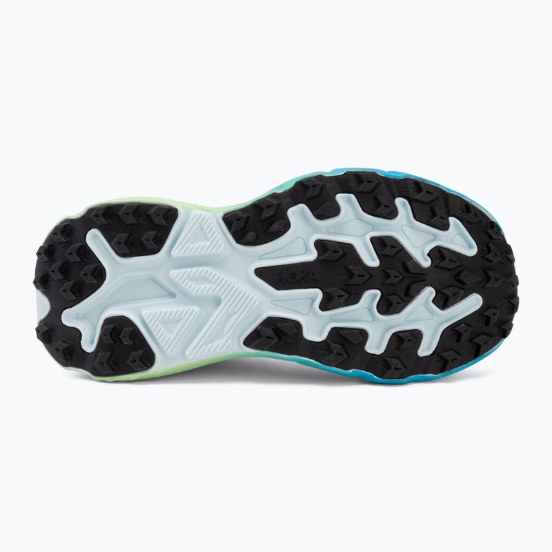 Дамски обувки за бягане HOKA Challenger 8 Wide glimmering blue/tart apple 4