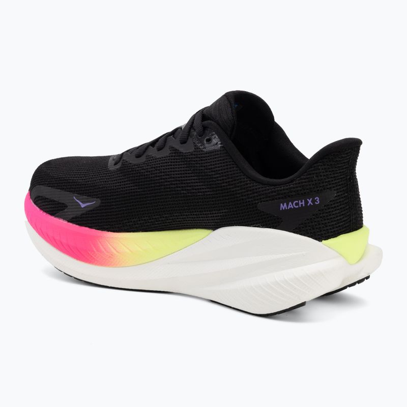 Дамски обувки за бягане HOKA Mach X 3 black/neon nebula 3