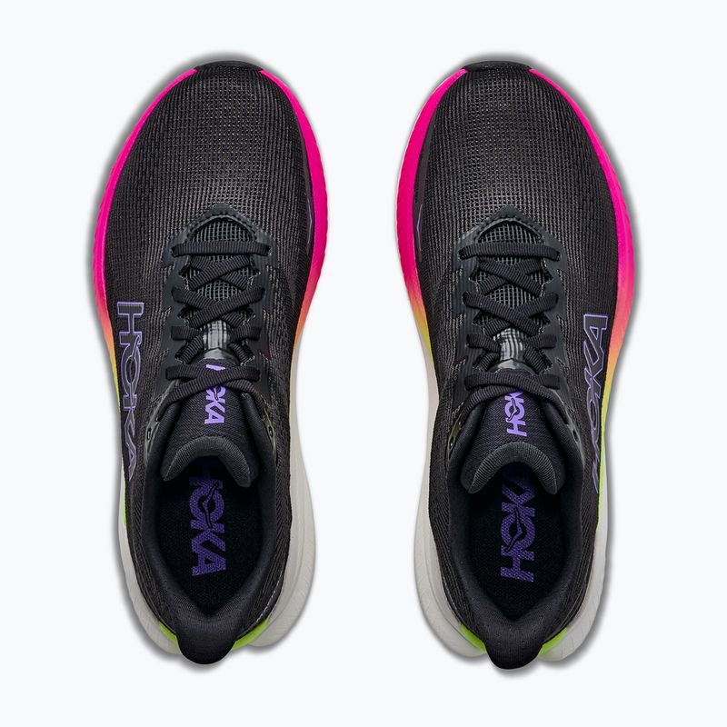Дамски обувки за бягане HOKA Mach X 3 black/neon nebula 8