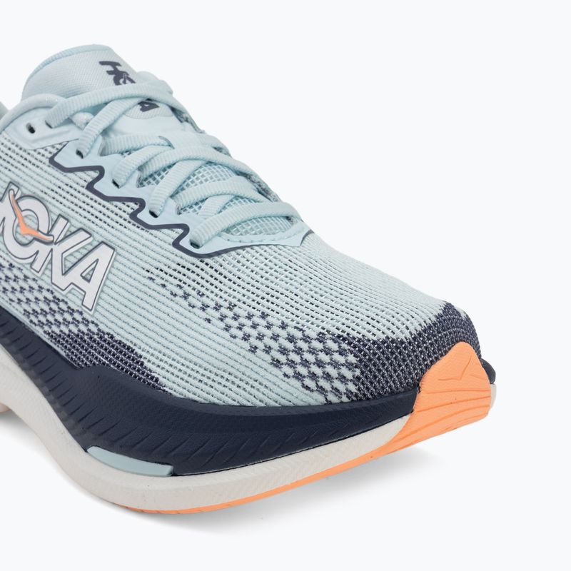 Дамски обувки за бягане HOKA Mach X 3 glimmering blue/varsity navy 7
