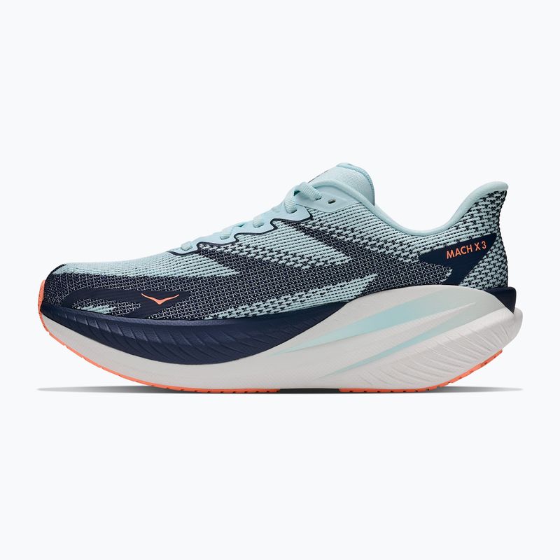 Дамски обувки за бягане HOKA Mach X 3 glimmering blue/varsity navy 3