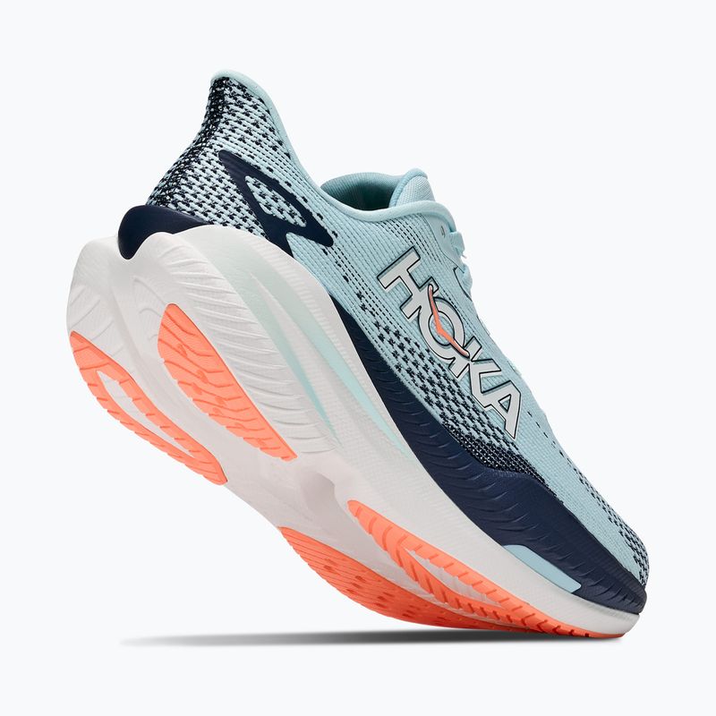 Дамски обувки за бягане HOKA Mach X 3 glimmering blue/varsity navy 5