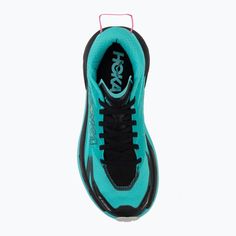 Дамски обувки за бягане HOKA Mafate 5 black/electric aqua 5
