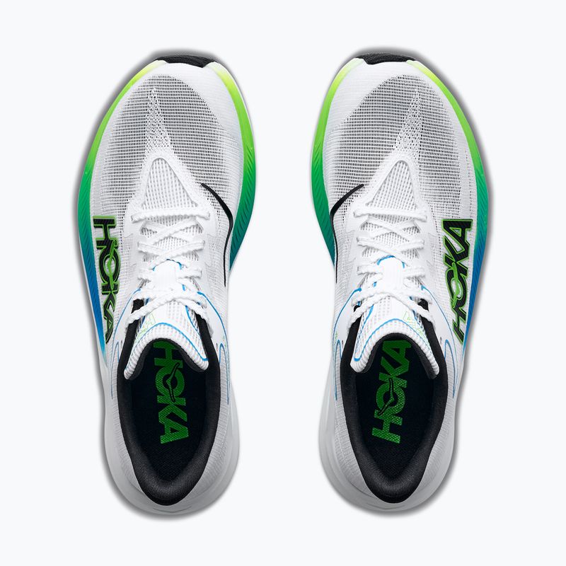 Обувки за бягане HOKA Rocket X 3 frost/electric lime 8