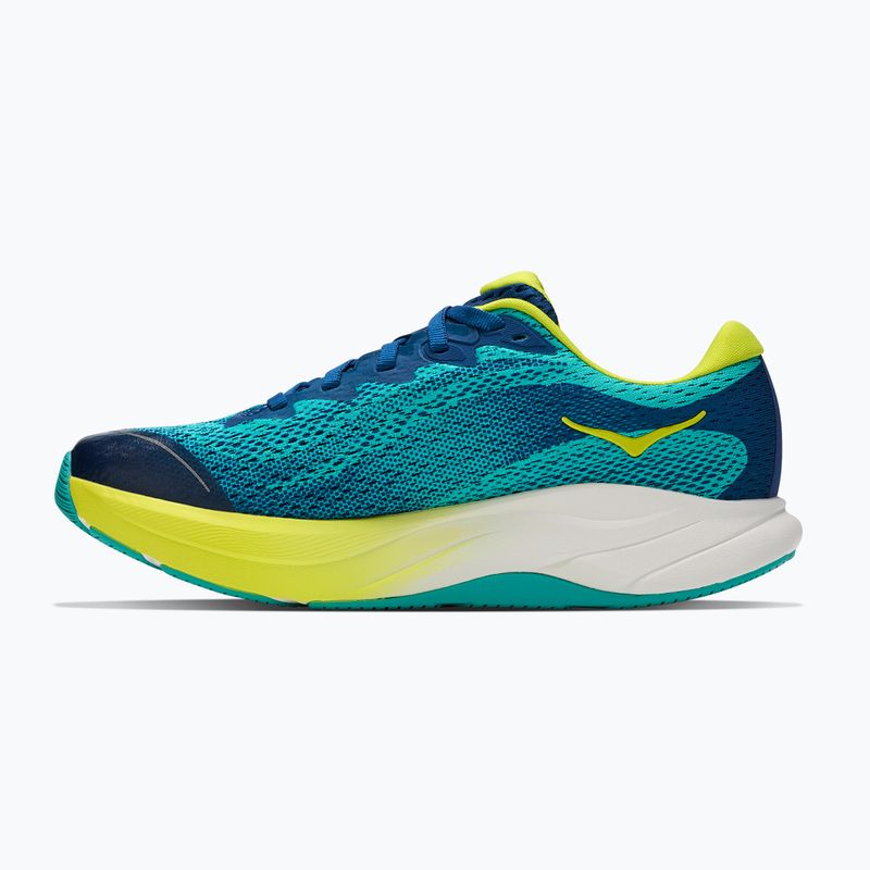 Детски обувки за бягане HOKA Rincon 4 electric aqua/neon hoka citrus 3