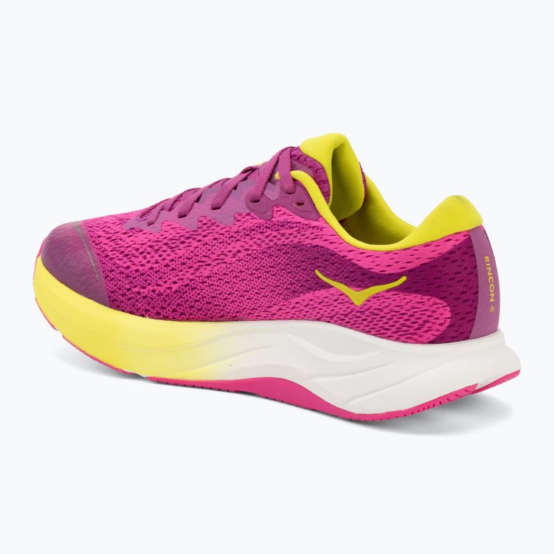 Детски обувки за бягане HOKA Rincon 4 fuchsia/fuchsia 3