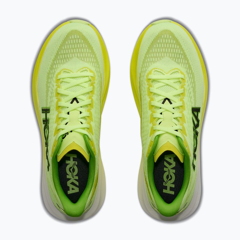 Мъжки обувки за бягане HOKA Mach 7 neon yuzu/hoka citrus 8
