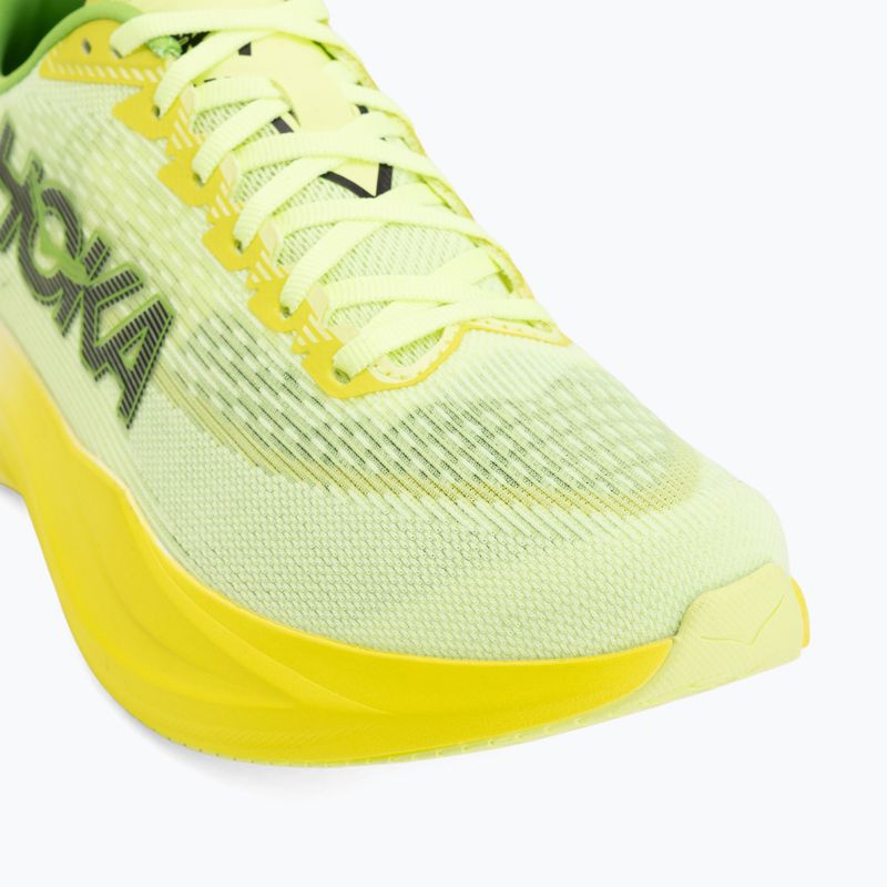 Мъжки обувки за бягане HOKA Mach 7 neon yuzu/hoka citrus 7