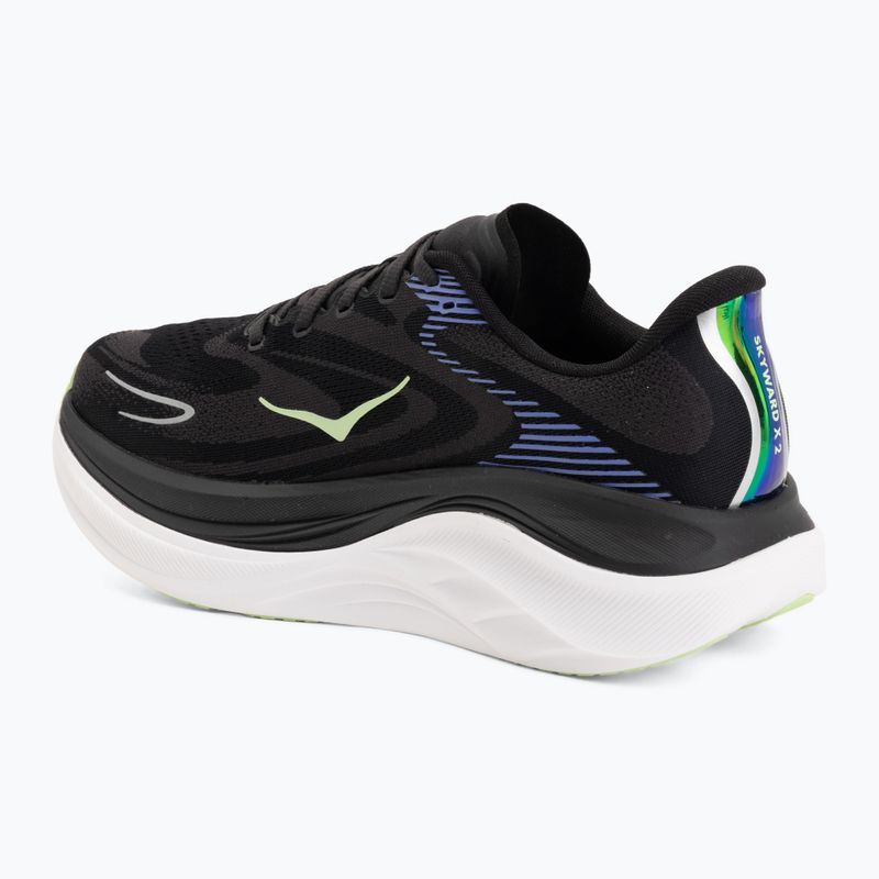 Мъжки обувки за бягане  HOKA Skyward X 2 carbon black/neon nebula 3