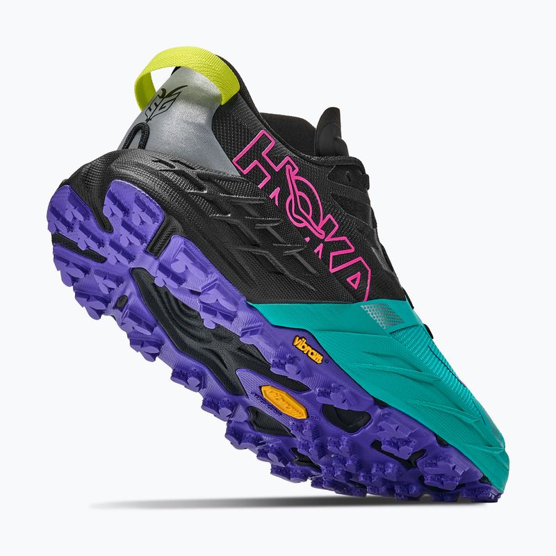 Дамски обувки за бягане HOKA Speedgoat 7 black/electric aqua 5