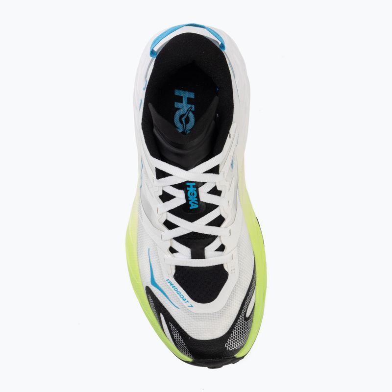 Дамски обувки за бягане HOKA Speedgoat 7 frost/neon yuzu 5