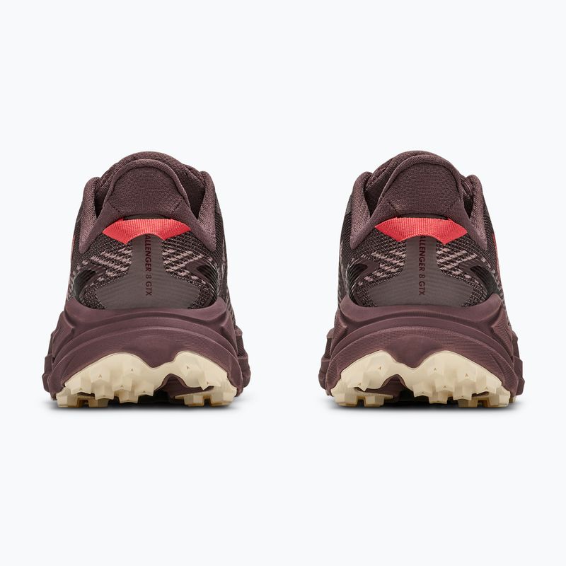 Дамски обувки за бягане HOKA Challenger 8 GTX black/varsity burgundy 4