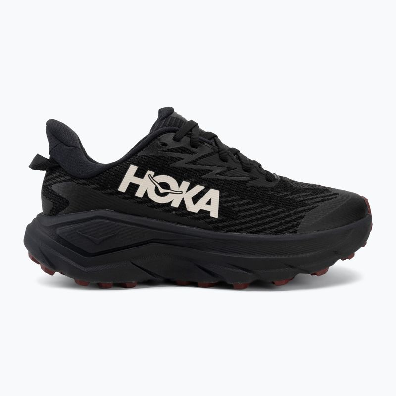 Дамски обувки за бягане HOKA Challenger 8 GTX black/varsity burgundy 2