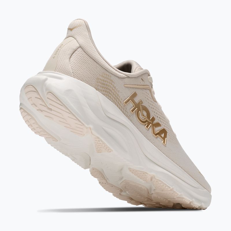 Дамски обувки за бягане HOKA Arahi 9 alabaster/oat milk 3